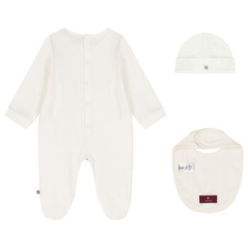 Ivory & Gold Babygrow Gift Set 