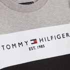 بدلة رياضية بالشعار باللون الأسود والرمادي للأولاد, 1, hi-res