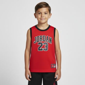 Boys Red & Black Jordan Logo Shorts Set, 2 Boys Red & Black Jordan Logo Shorts Set