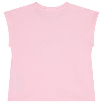 Girls Pink Logo T-Shirt
