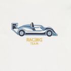 Boys White, Yellow & Navy Blue Racing Car Tracksuit ( 3 Piece ), 3, hi-res