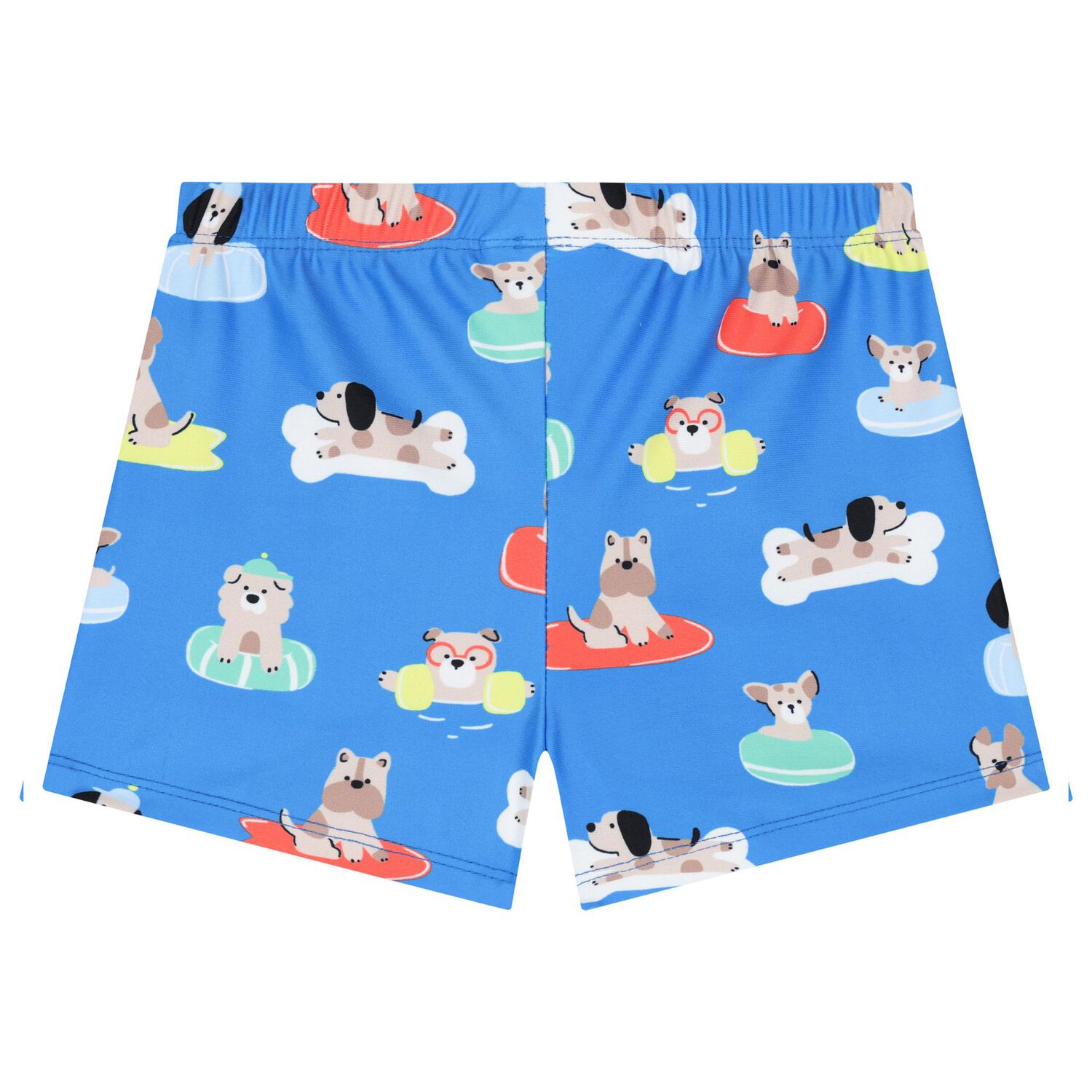 طقم شورت سباحة باللون الأبيض والأزرق للأولاد الصغار, 2, hi-res