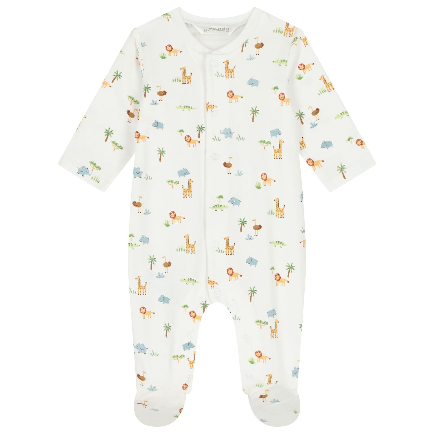 Baby Boys Ivory & Yellow Babygrows ( 2-Pack ), 3, hi-res