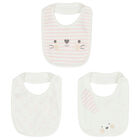 مرايل باللون العاجى والوردى للبنات (3 قطع), 1, hi-res