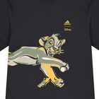 Grey & Beige Lion King Logo Shorts Set, 1, hi-res