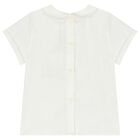 طقم شورت أولاد باللون الأبيض والبيج, 1, hi-res