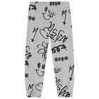 Boys Grey Logo Joggers, 1, hi-res