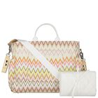 Ivory & Yellow Zig Zag Baby Changing Bag, 3, hi-res