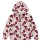 Girls Purple & Ivory Tracksuit ( 3 Piece ), 1, hi-res