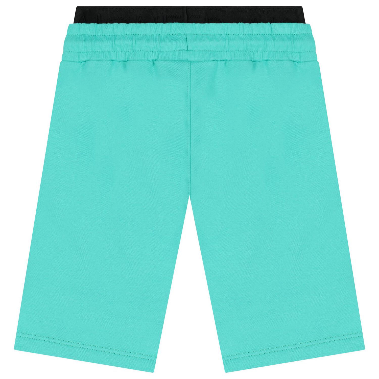 Boys White & Aqua Logo Shorts Set, 2, hi-res image number null