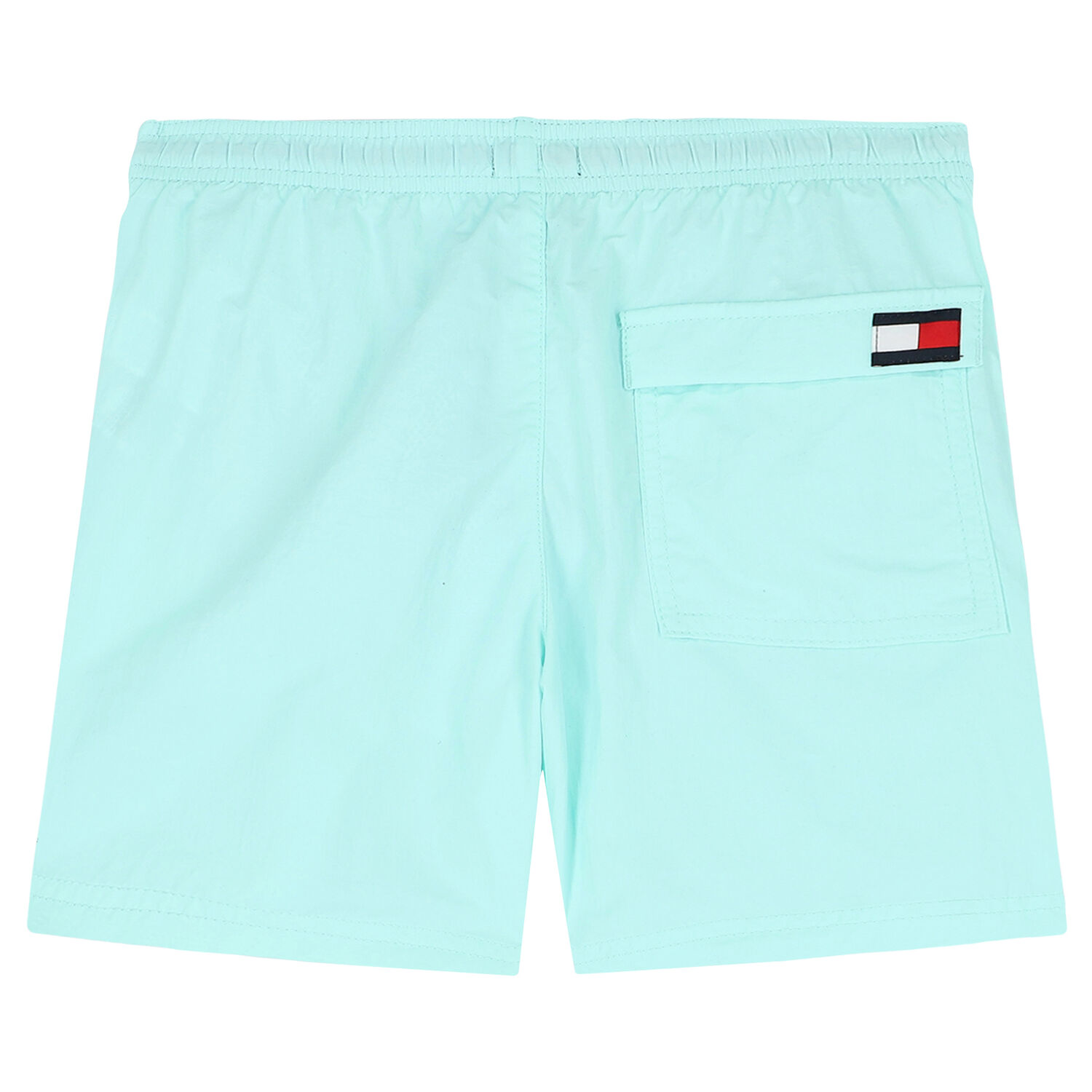 شورت سباحة بالشعار باللون الأكوا للأولاد, 5, hi-res