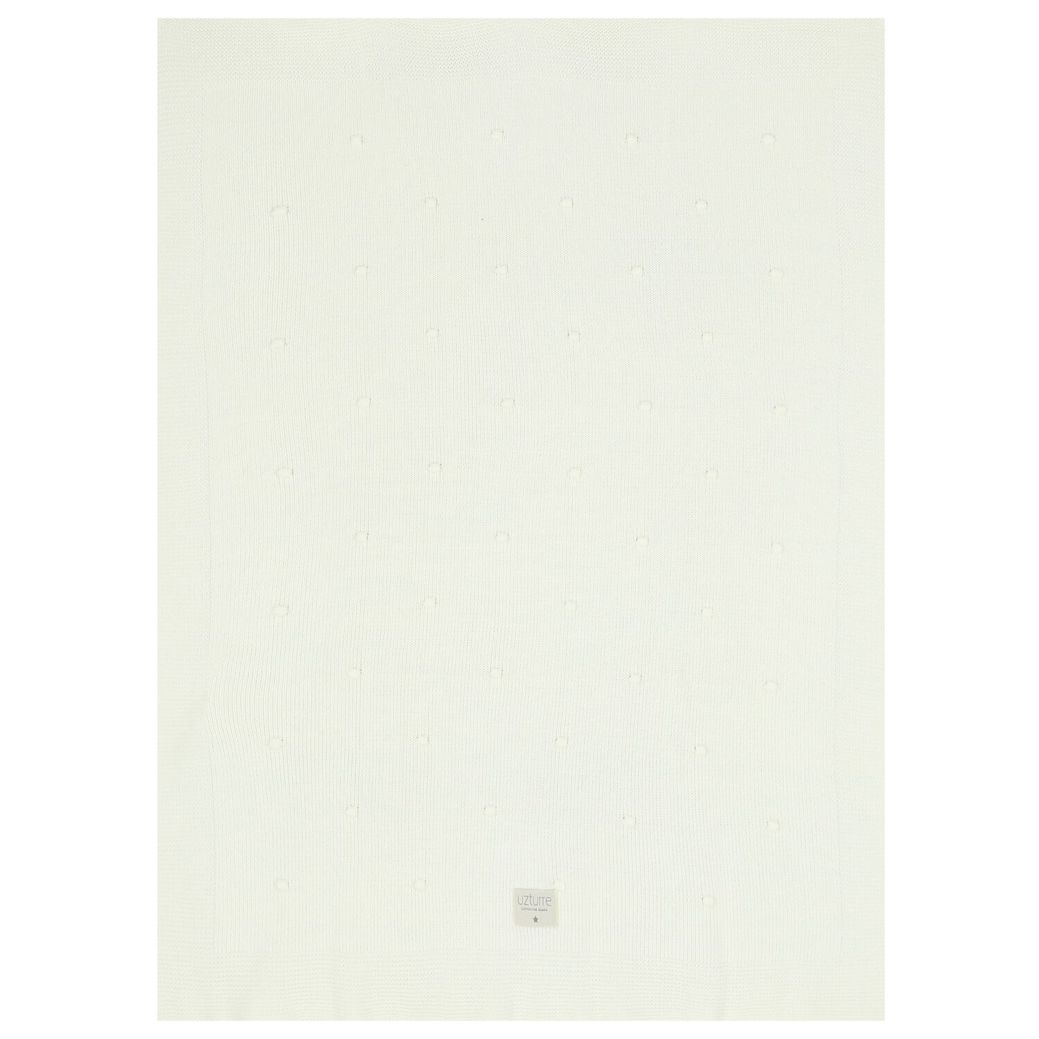 Ivory Baby Knitted Blanket, 1, hi-res