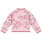 Girls Pink Floral Jacket, 1, hi-res