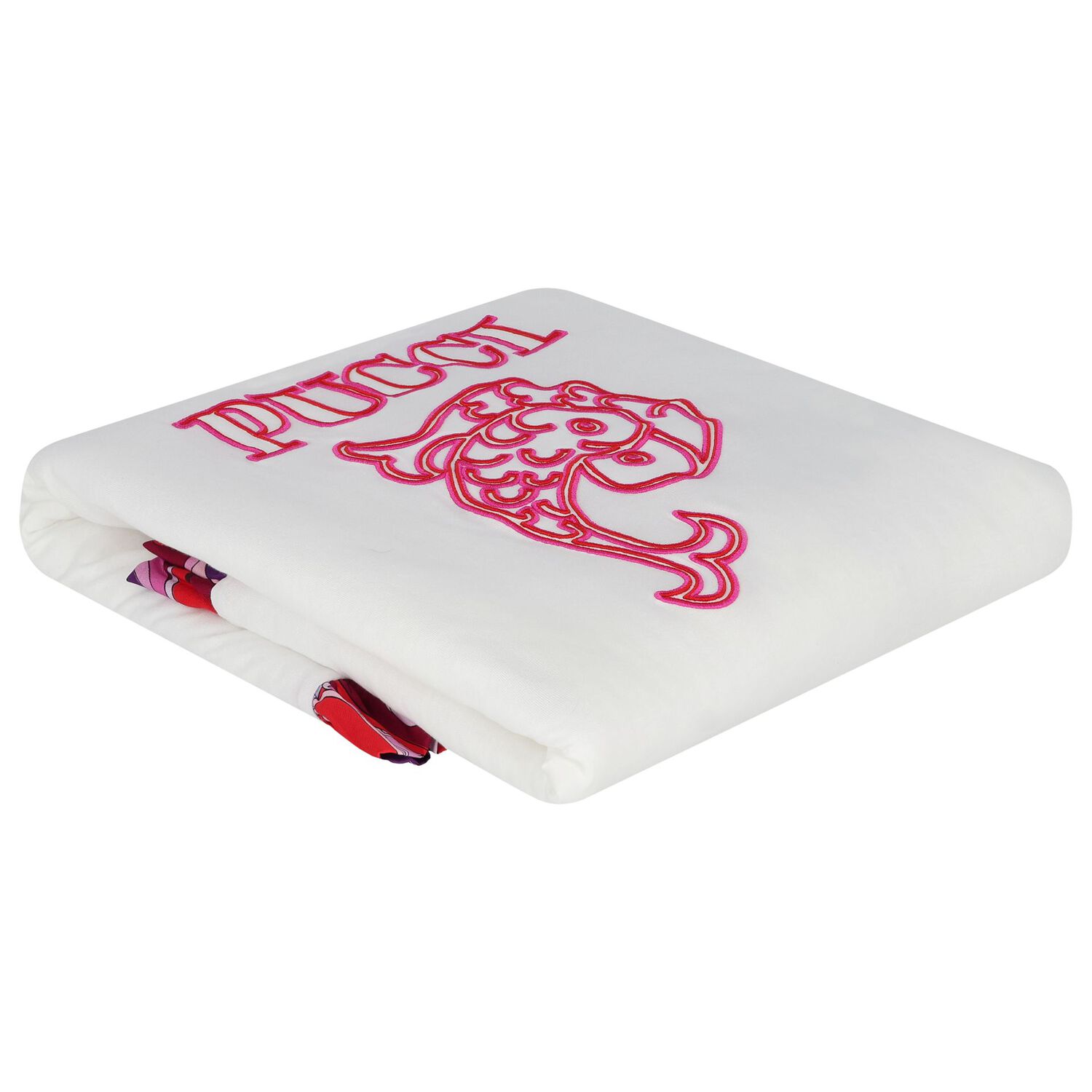 Baby Girls Ivory Orchidee Ruffle Blanket, 1, hi-res