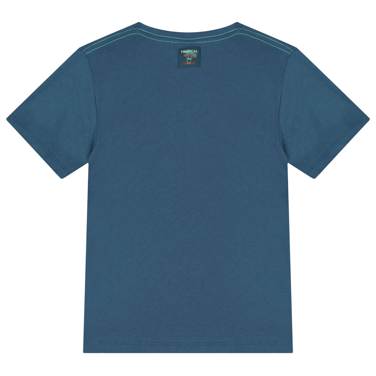 طقم شورت أزرق وبرتقالي للأولاد, 1, hi-res