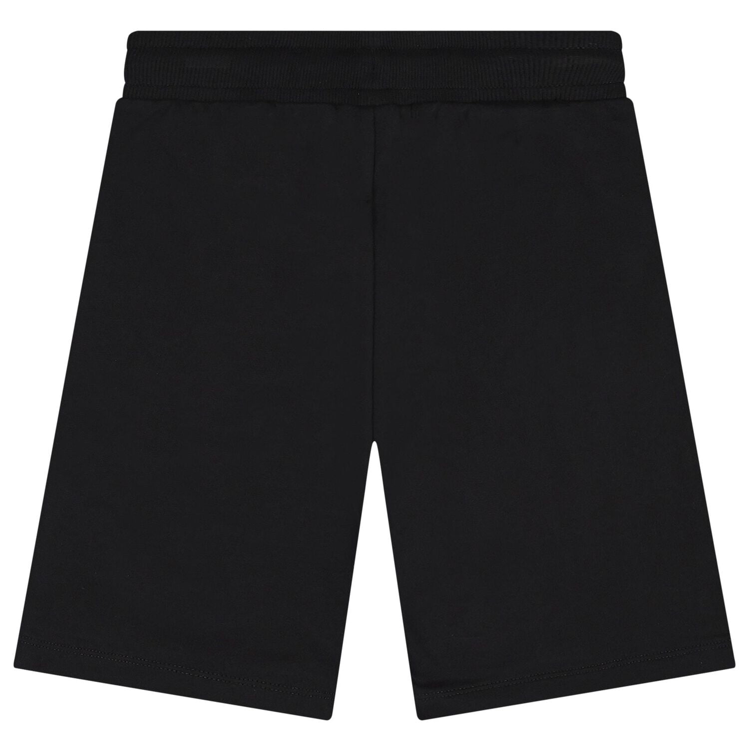 Boys Black Logo Shorts, 1, hi-res