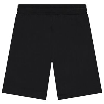 Boys Black Logo Shorts