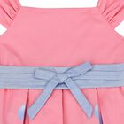 فستان عيد باللون الزهرى والازرق للبنات, 1, hi-res