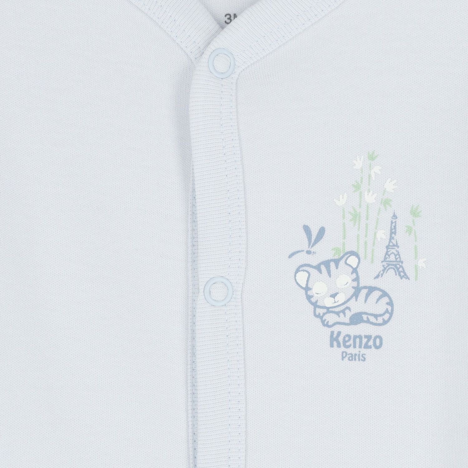 Baby Boys Blue Tiger Babygrow Gift Set, 1, hi-res