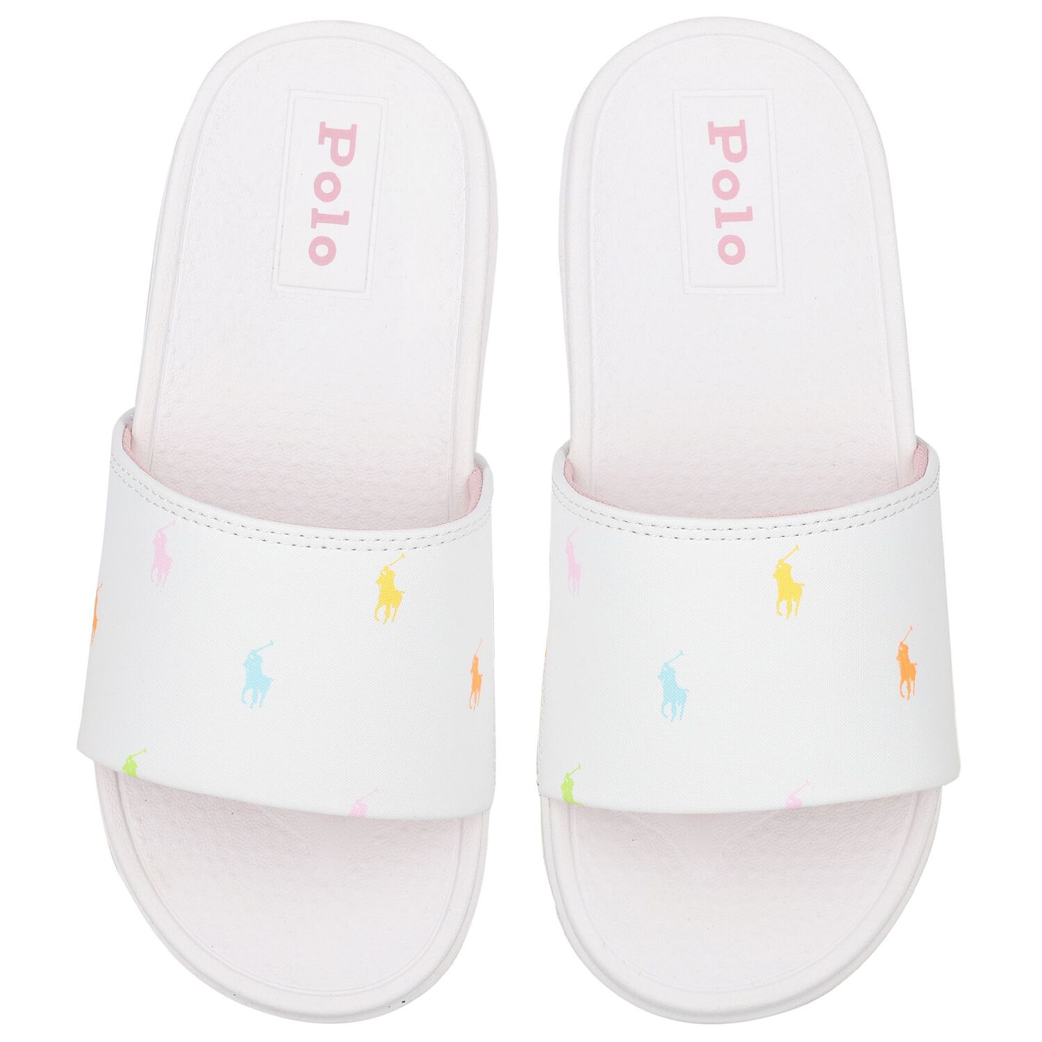 سلايدر بنات بالشعار باللون  الأبيض, 1, hi-res