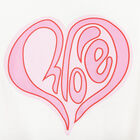 Girls Ivory Logo T-Shirt, 1, hi-res