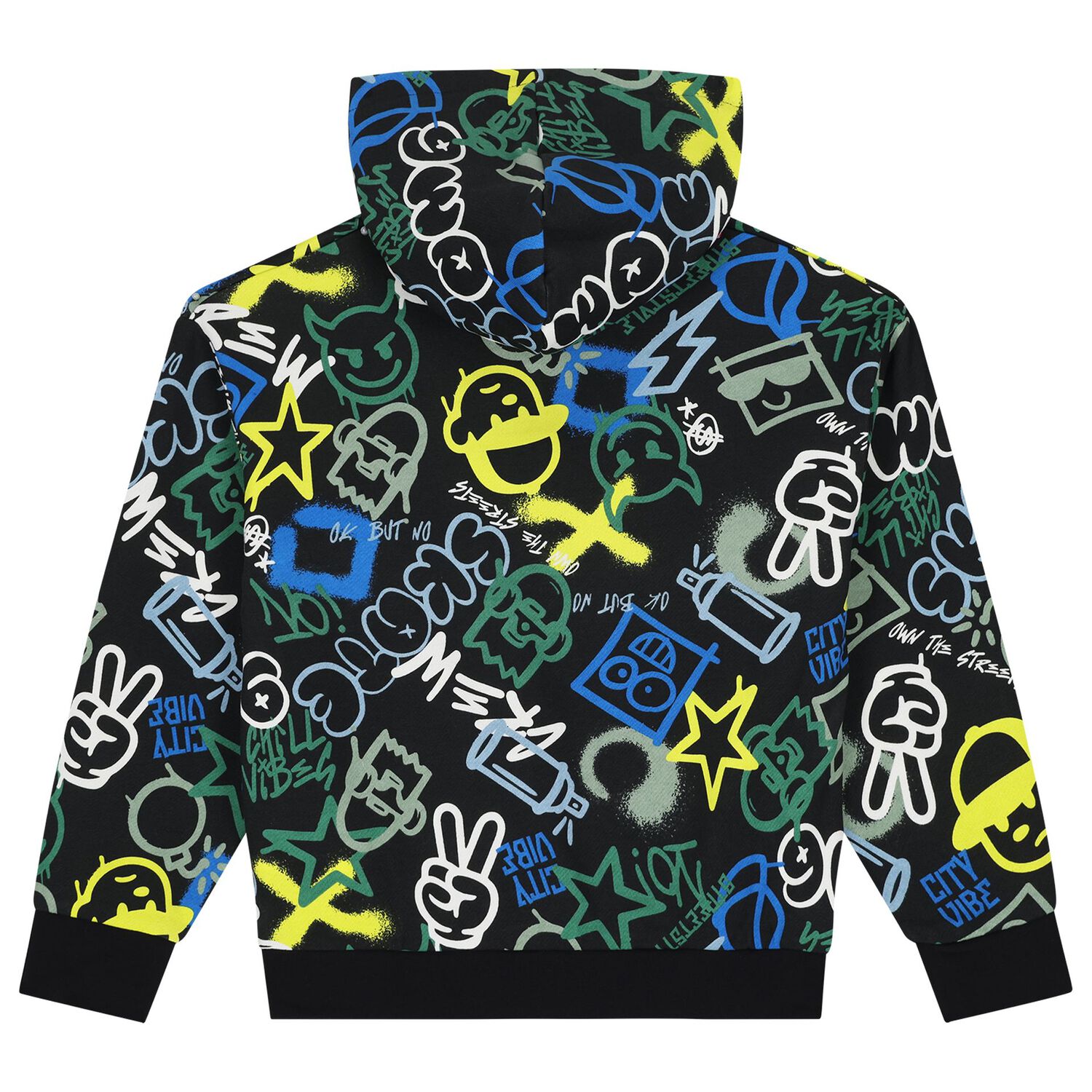 Boys Black & White Tracksuit Set, 1, hi-res
