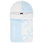 Baby Boys White & Blue Logo Nest, 2, hi-res