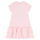 فستان بنات بالشعار بطبعه فراشات باللون الوردى , 3, hi-res