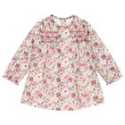 Baby Girls Pink Floral Dress, 2, hi-res