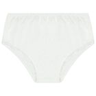 طقم بنات فستان ستان بطبعة الزهور باللون العاجي, 1, hi-res