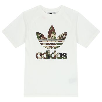 White Trefoil Logo T-Shirt