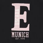 Girls Black Logo Zip Up Top, 1, hi-res