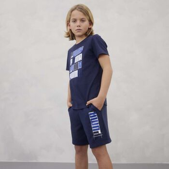 Boys Blue Logo T-Shirt