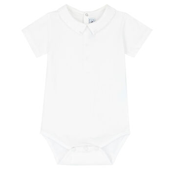 White Logo Bodysuit