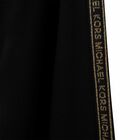 Girls Black & Gold Logo Skirt, 1, hi-res