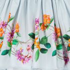 فستان بطبعة الزهور باللون الأزرق للبنات, 2, hi-res