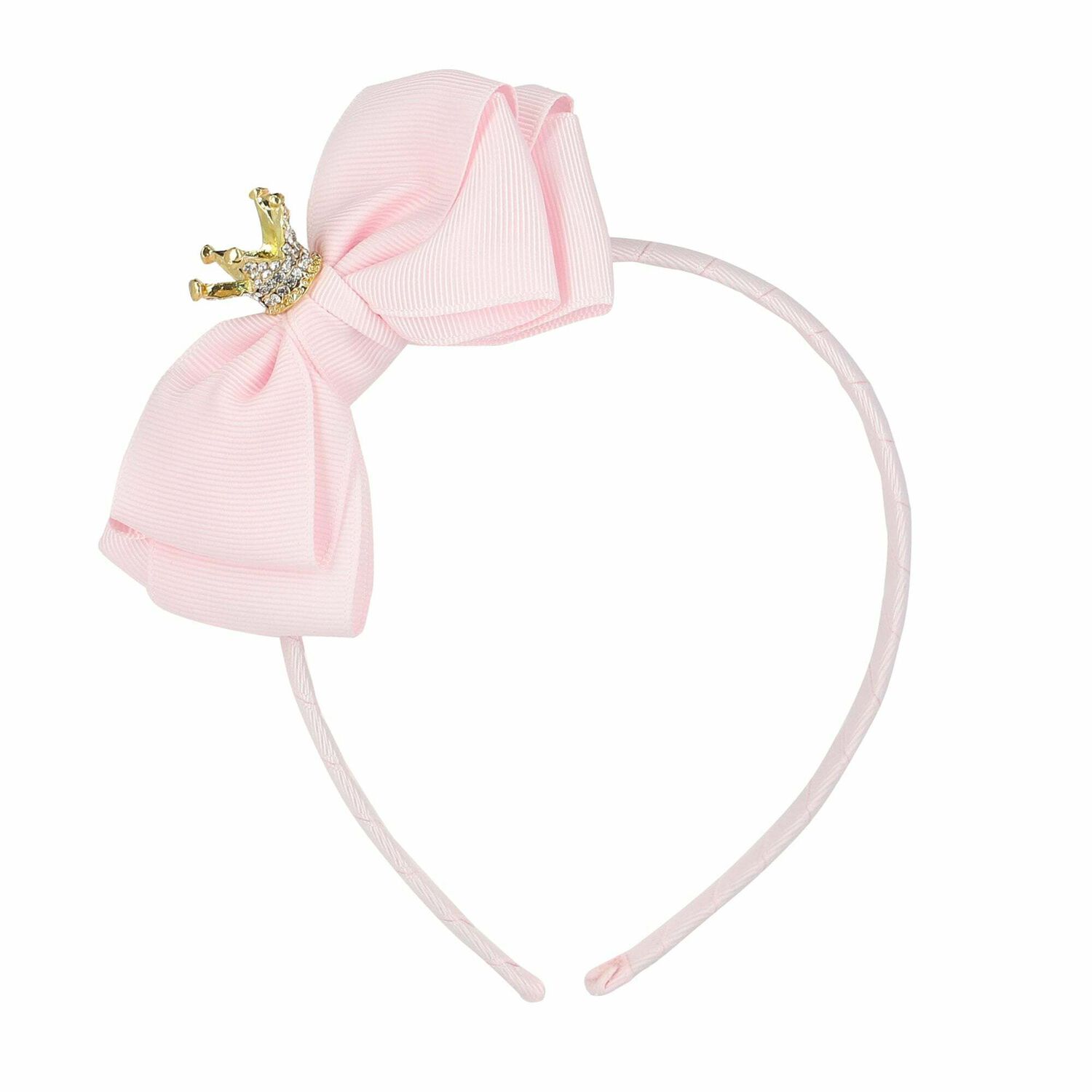 Girls Pink Bow Headband, 4, hi-res image number null