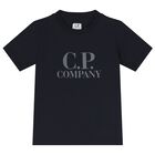 Boys Black Logo T-Shirt, 2, hi-res