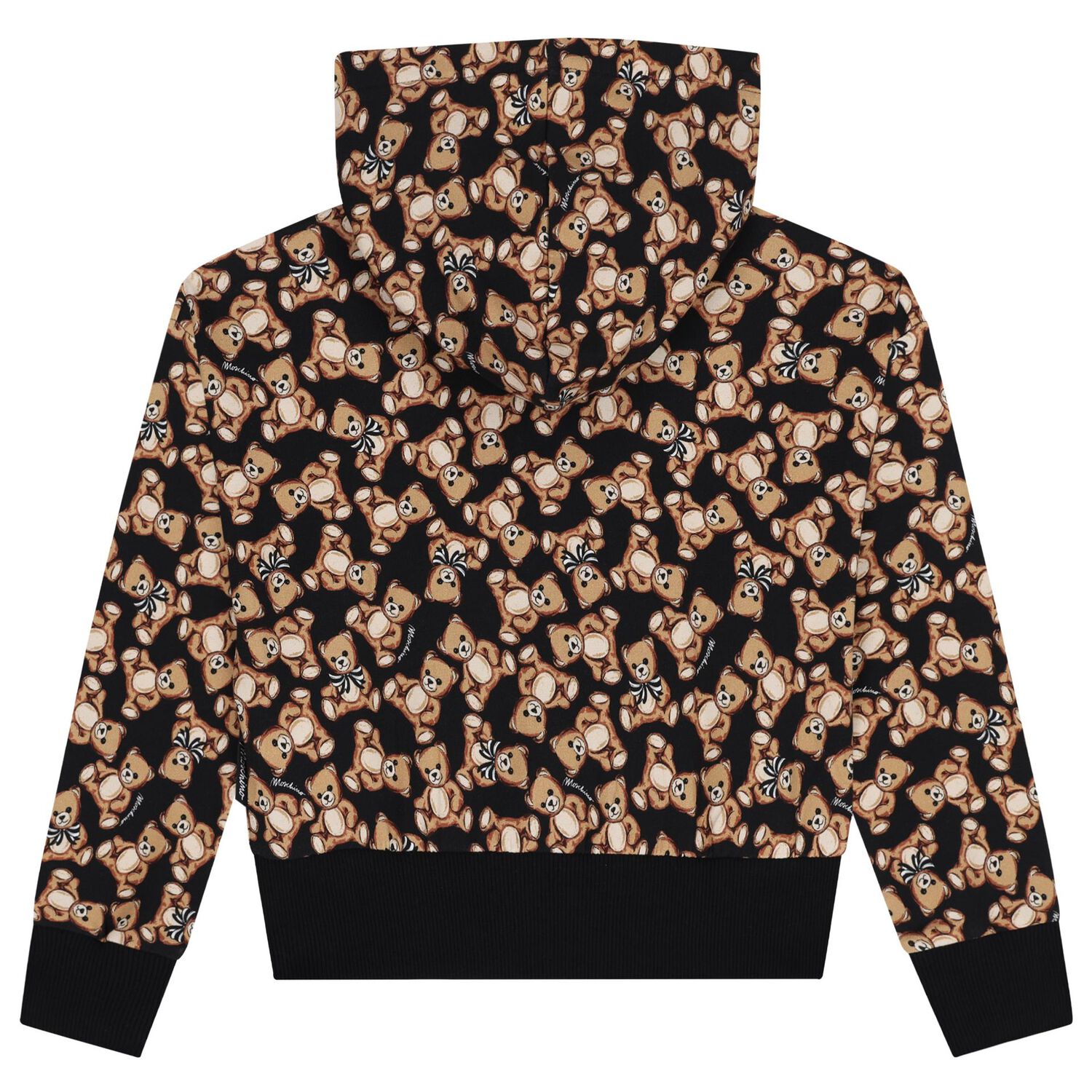 توب بنات هودى بسحاب بطبعه تيدى بير باللون الاسود , 1, hi-res image number null