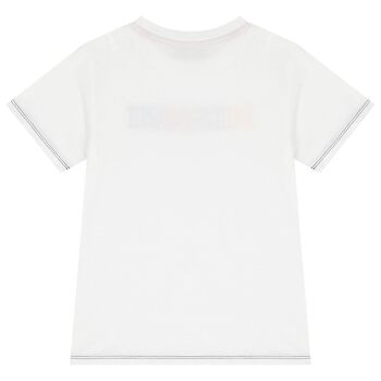 Girls White Logo T-Shirt