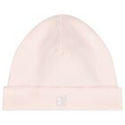 Baby Girls Pink Embroidered Bunnies Babygrow Set, 1, hi-res