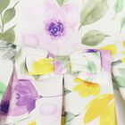 فستان ساتان بطبعة الزهور باللون الأبيض للبنات, 1, hi-res