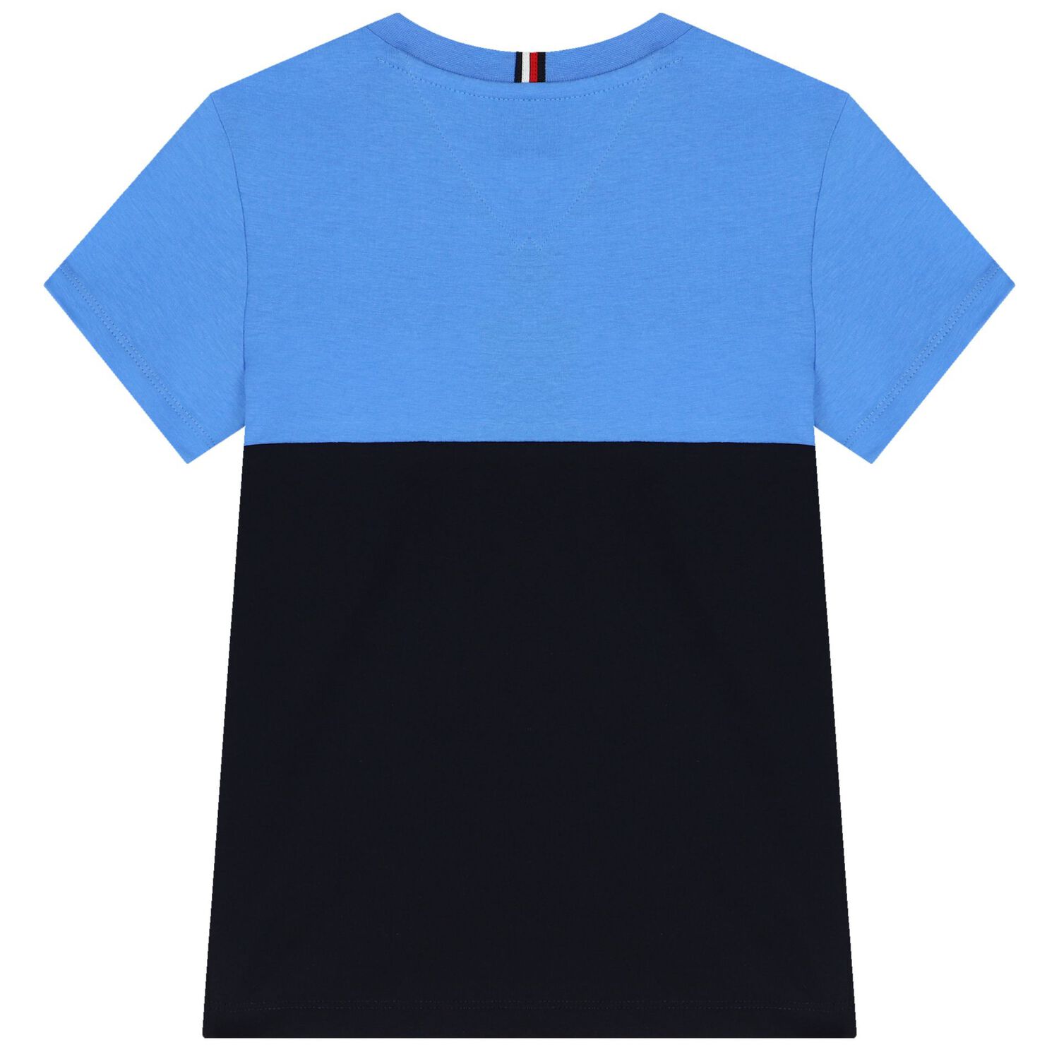 Boys Navy Blue & Blue Logo Shorts Set, 1, hi-res image number null