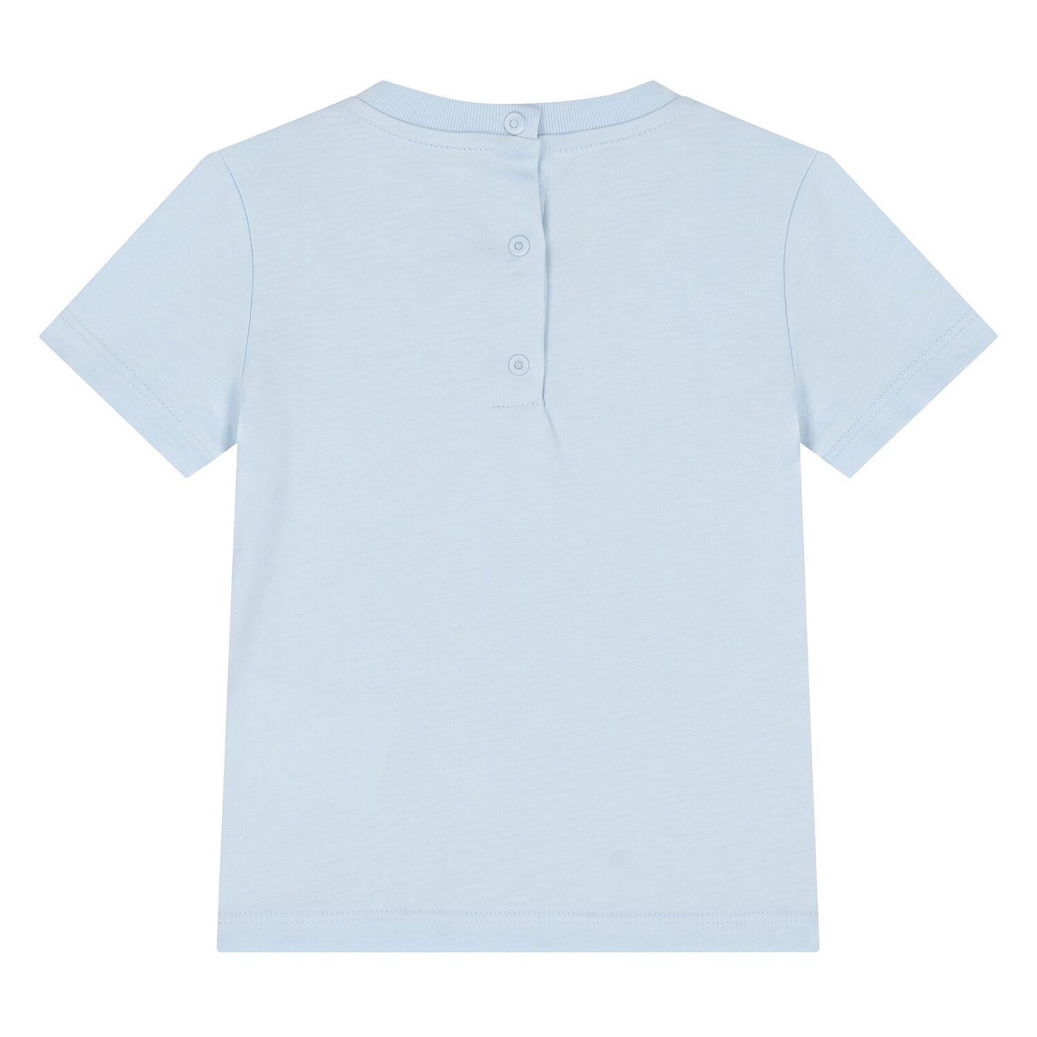 Younger Boys Blue Teddy Bear Logo T-Shirt, 1, hi-res