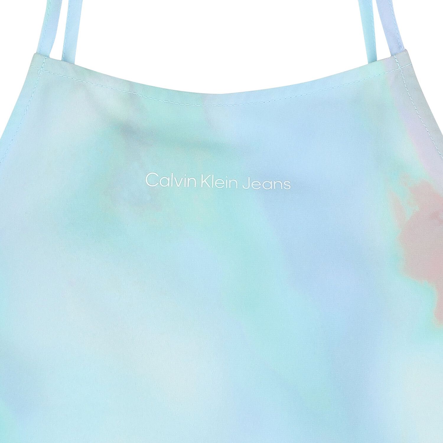 توب بنات بالشعار باللون الأزرق, 1, hi-res image number null