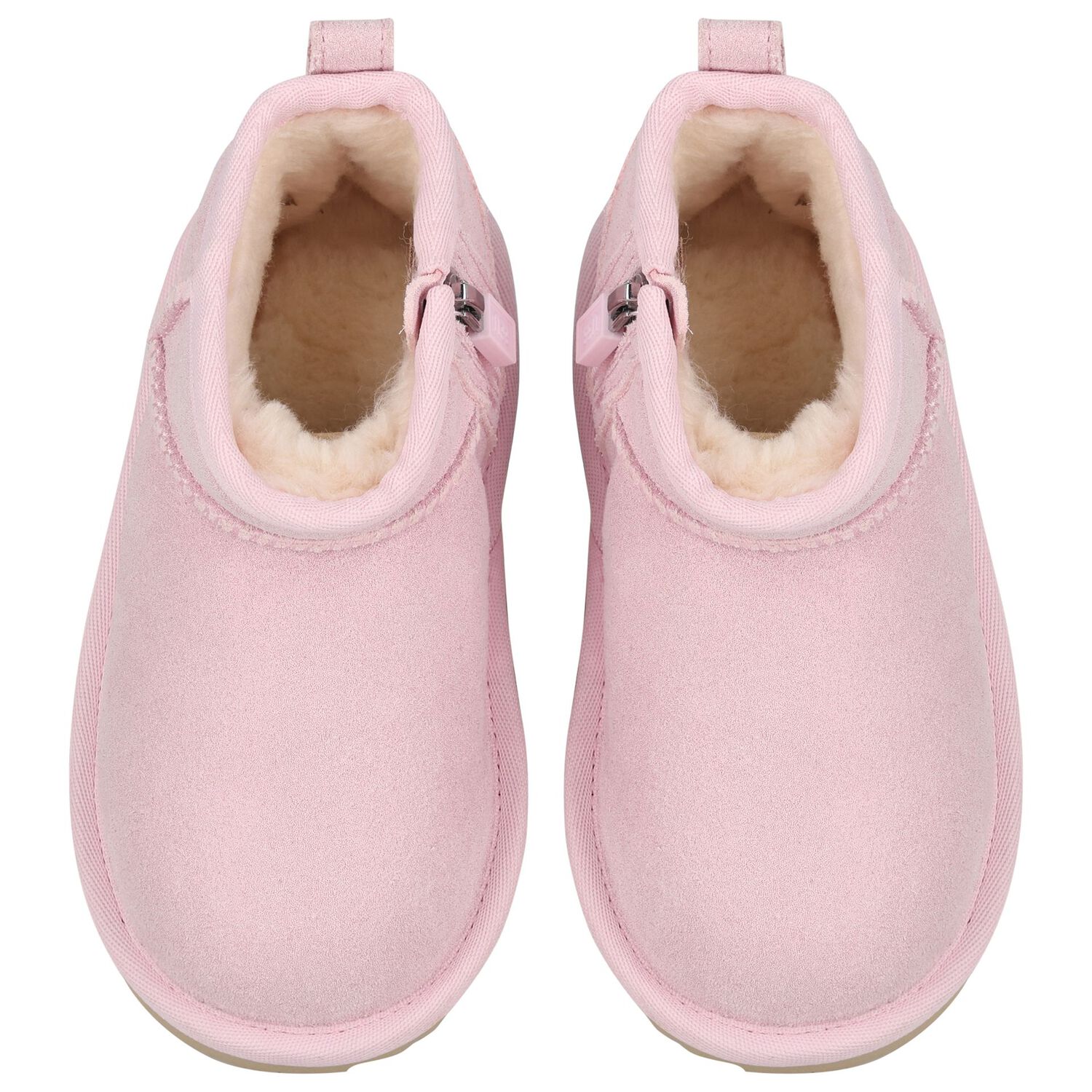 Younger Girls Pink Classic Ultra Mini Suede Boots, 2, hi-res