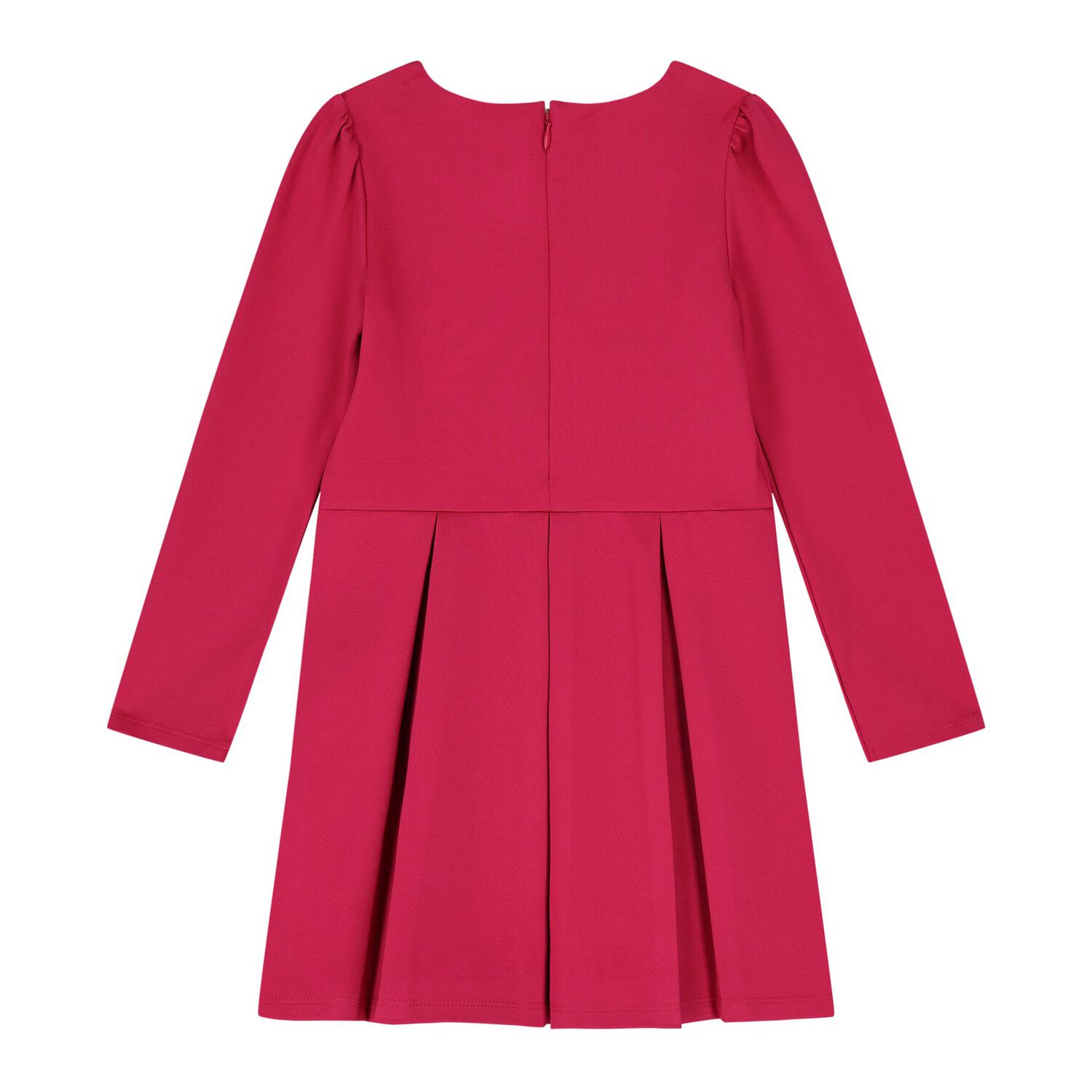 فستان بنات بالشعار باللون الوردي, 2, hi-res