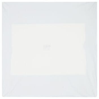 Baby Boys White & Blue Blanket