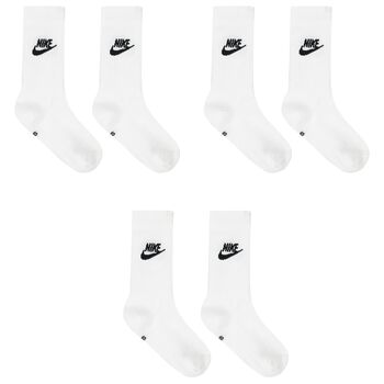 White Logo Socks ( 3-Pack )