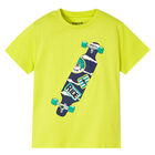 Boys Navy Skateboard T-Shirt, 2, hi-res